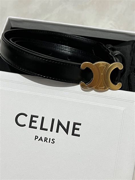 celine small triomphe belt